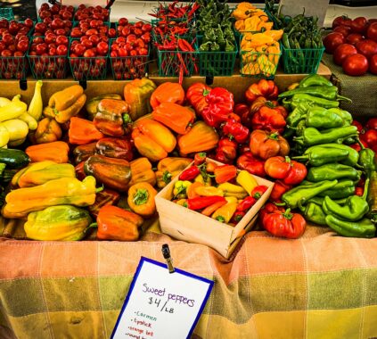 Légumes colorés pour une alimentation énergétique