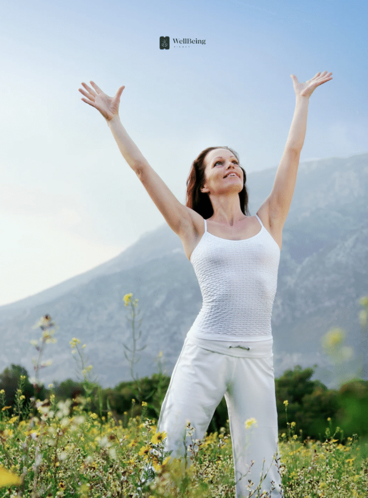 femme en pleine forme ayant testé la bioénergétique